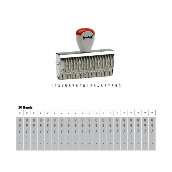 Classic Numberer Stamp 15320, 3mm, 20 Bands